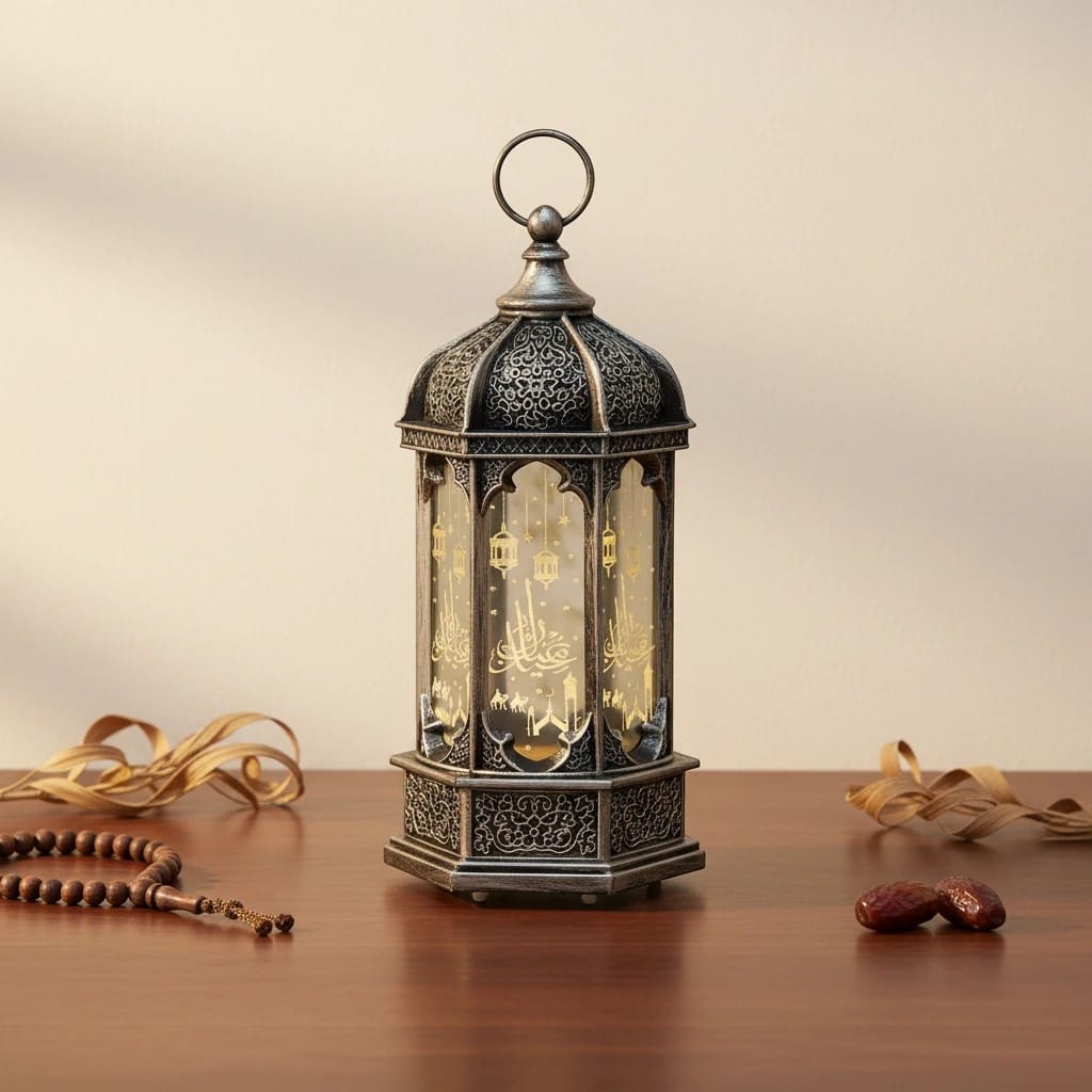 Lanterne Ramadan Marocaine LED Table | SalatNoor