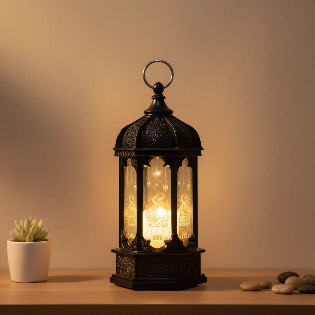 Lanterne Ramadan Marocaine LED Table | SalatNoor