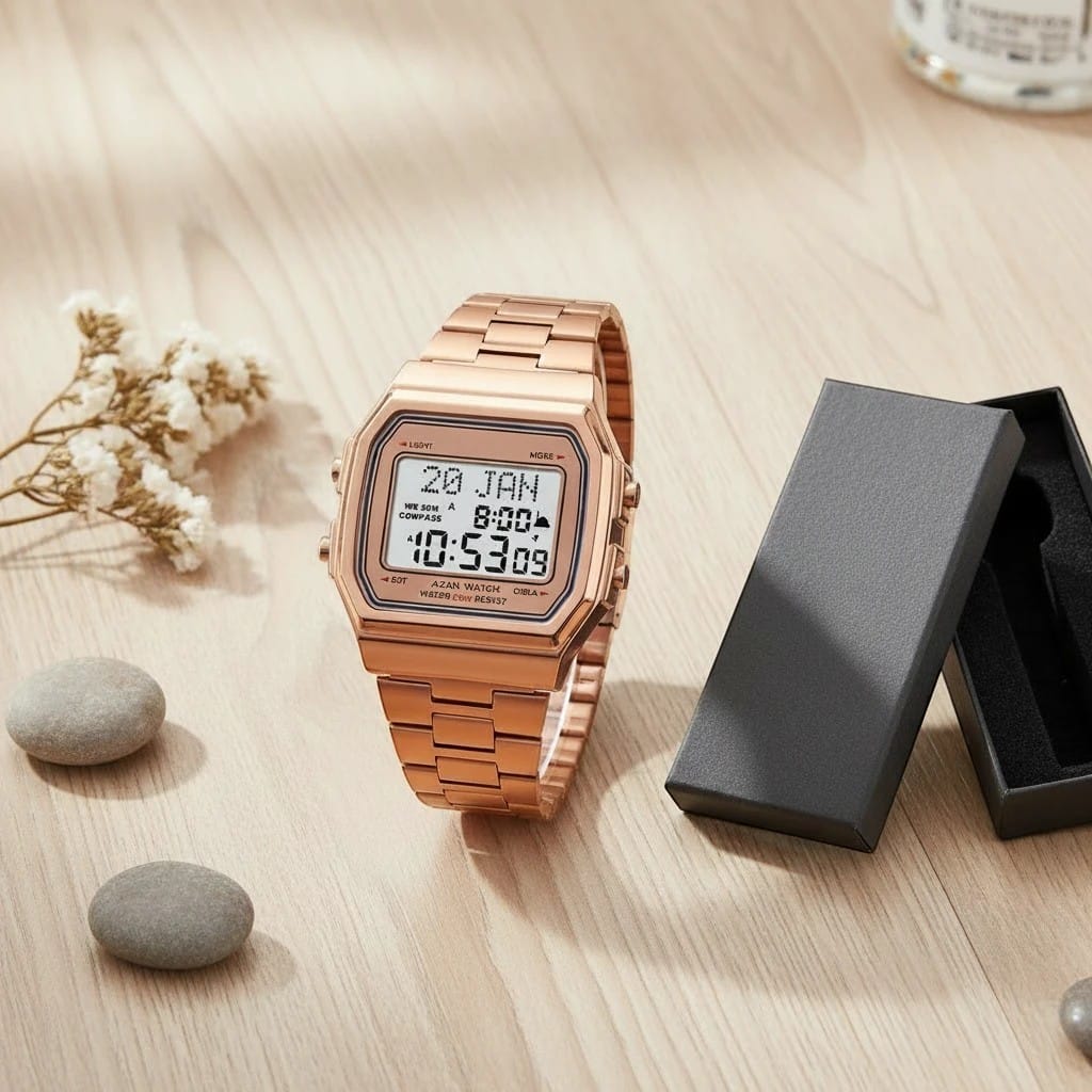 Montre Prière Islamique - Boussole et Chronomètre | SalatNoor