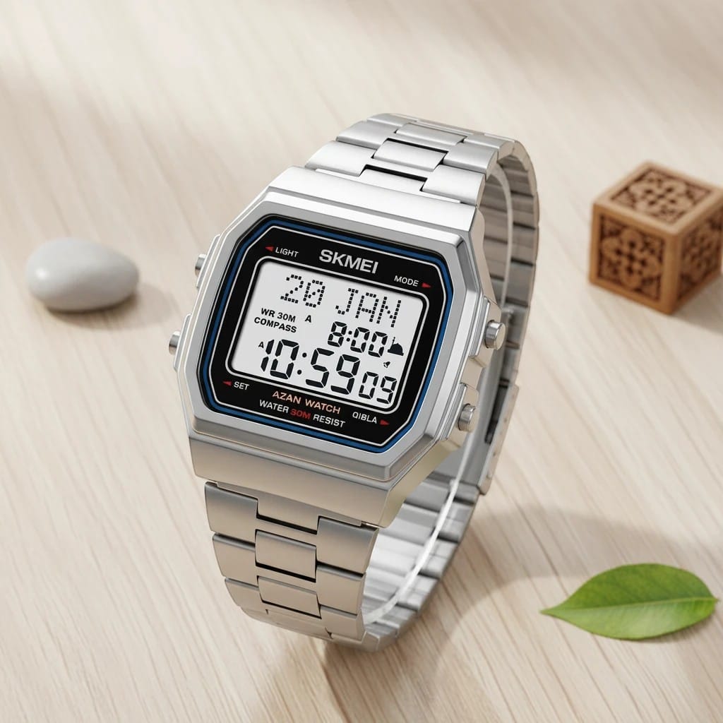 Montre Prière Islamique - Boussole et Chronomètre | SalatNoor