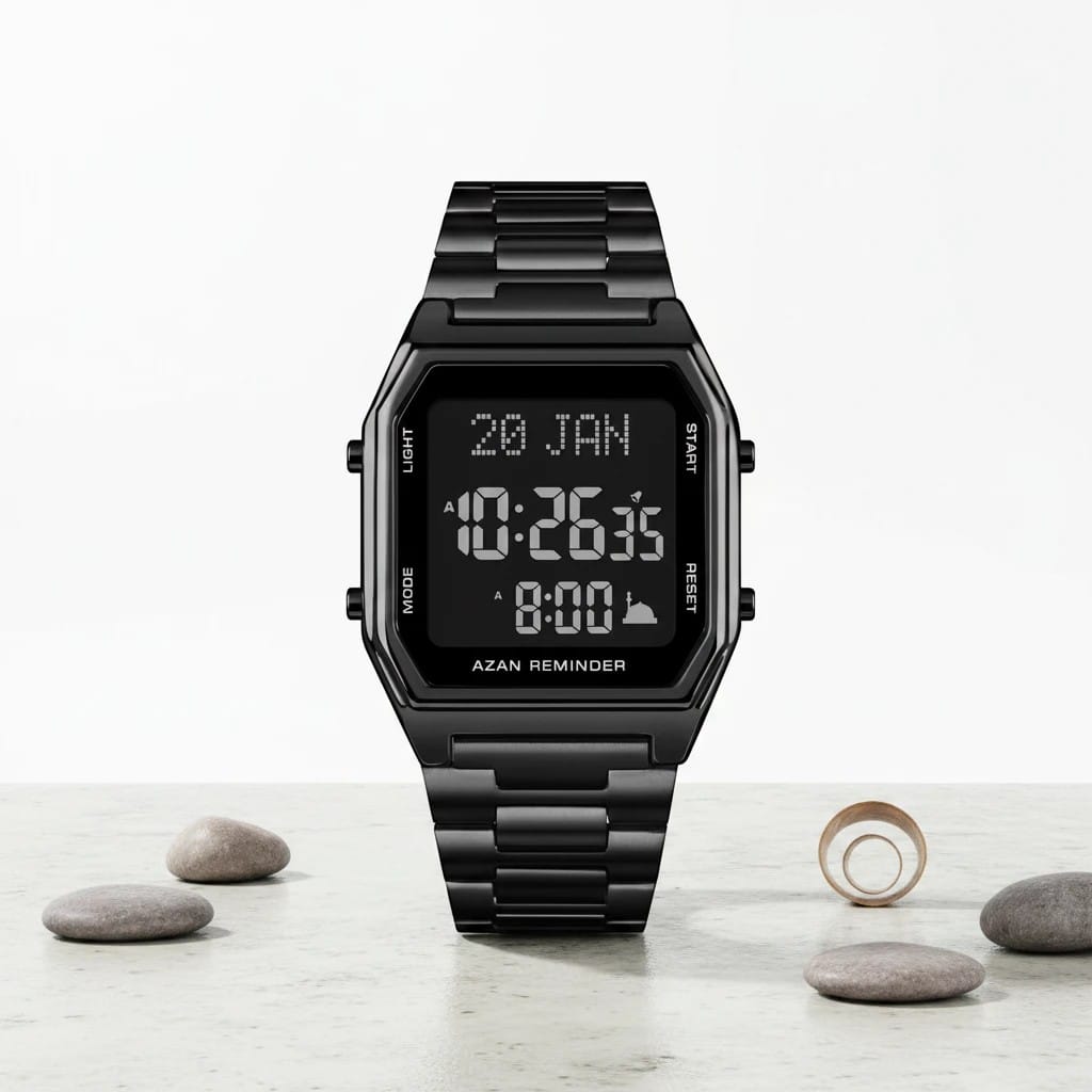 Montre Prière Islamique Chronographe LED | SalatNoor