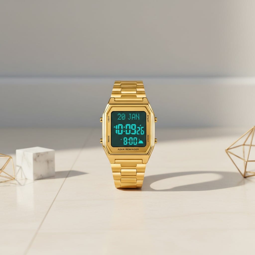 Montre Prière Islamique Chronographe LED | SalatNoor