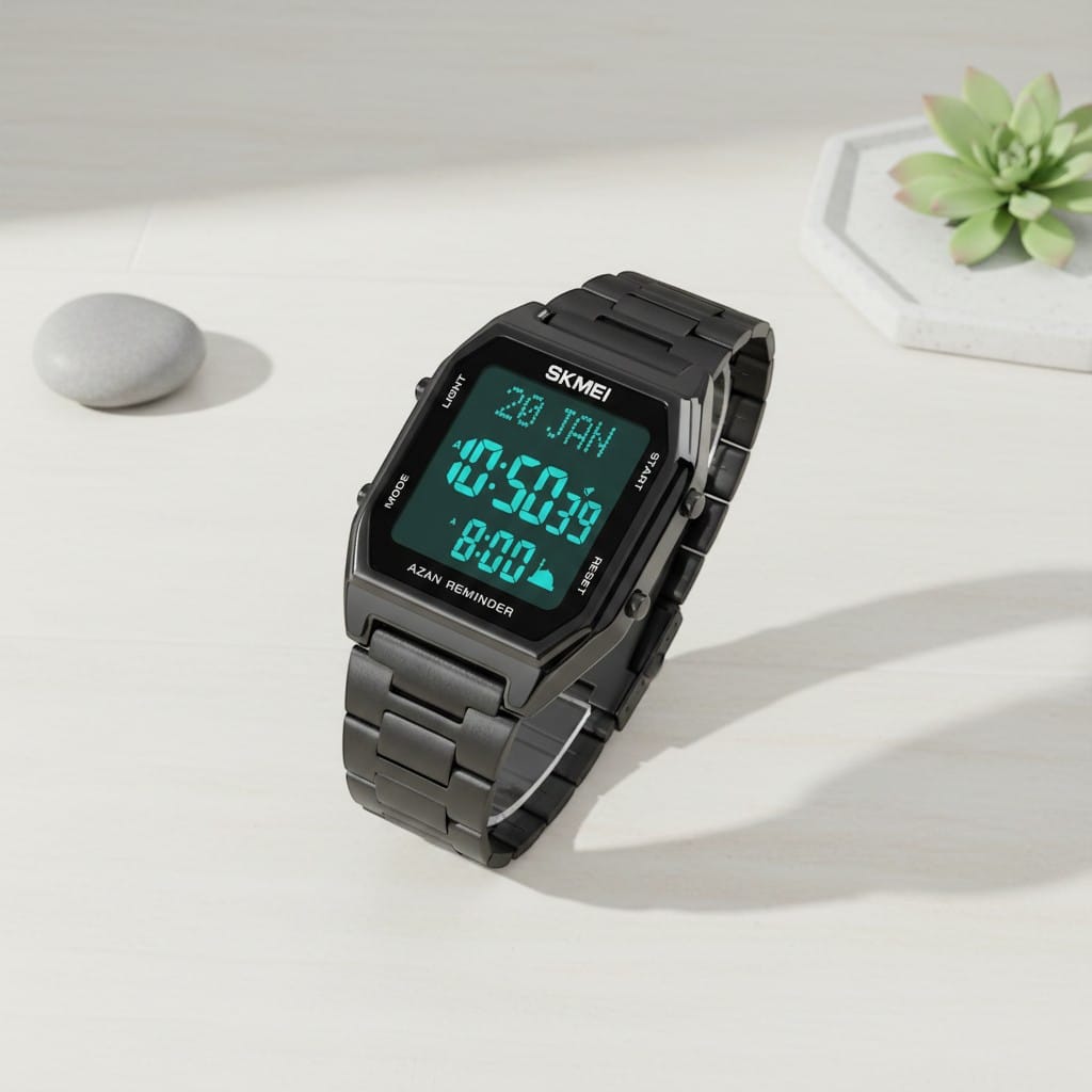 Montre Prière Islamique Chronographe LED | SalatNoor