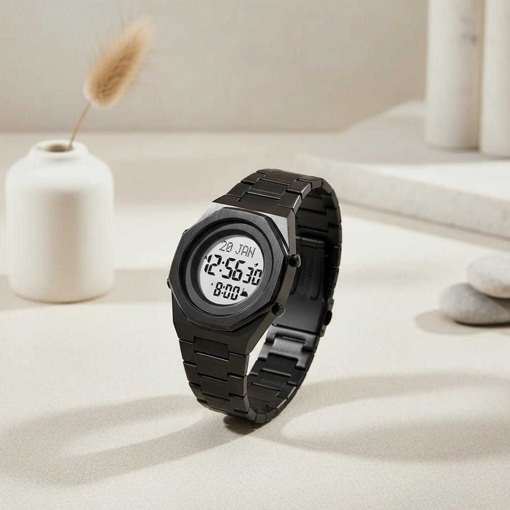 Montre Prière Islamique LED Business | SalatNoor