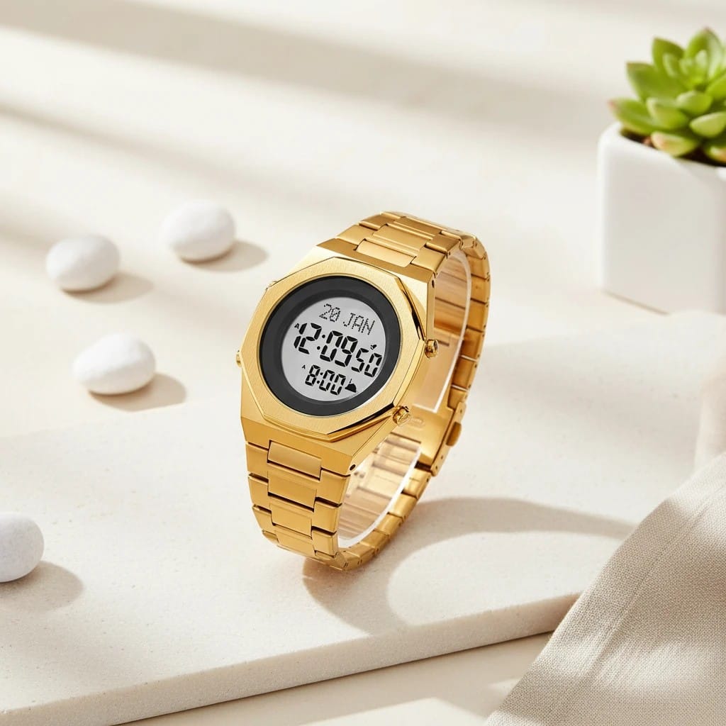 Montre Prière Islamique LED Business | SalatNoor