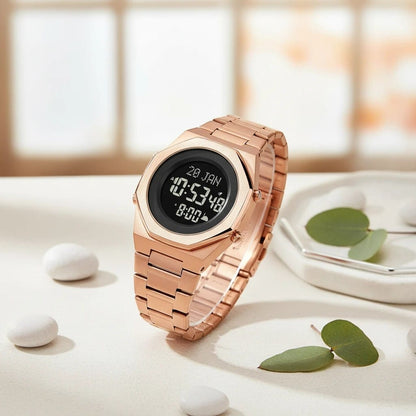 Montre Prière Islamique LED Business | SalatNoor