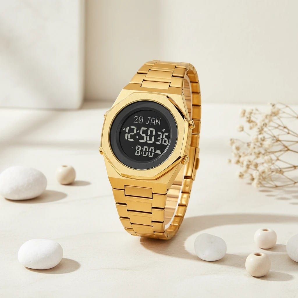 Montre Prière Islamique LED Business | SalatNoor