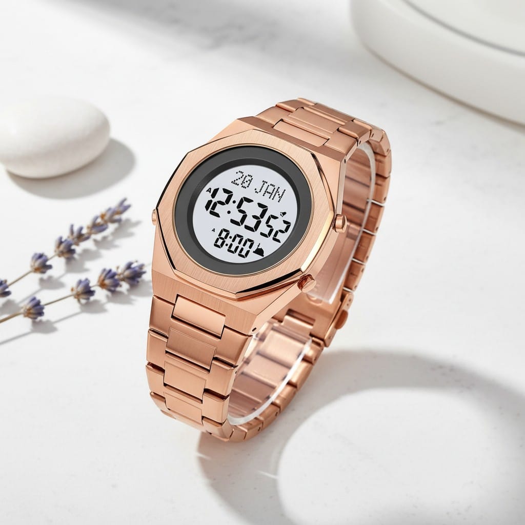 Montre Prière Islamique LED Business | SalatNoor