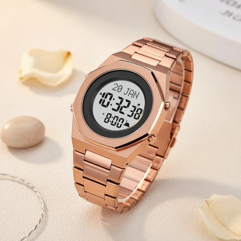 Montre Prière Islamique LED Business | SalatNoor