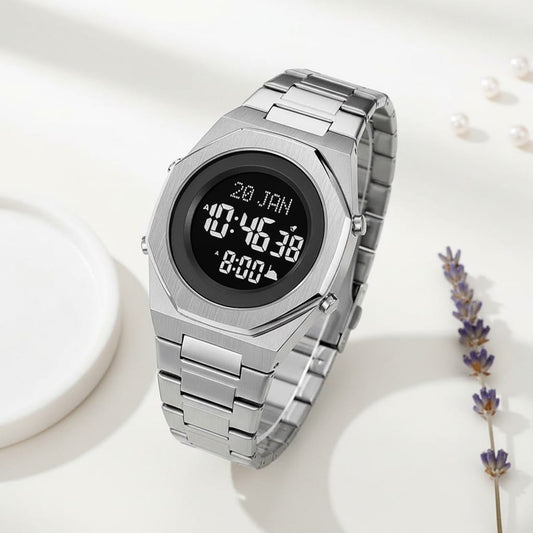 Montre Prière Islamique LED Business | SalatNoor
