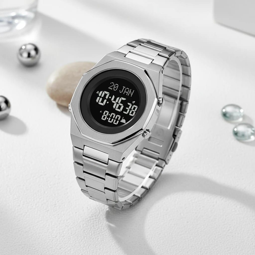 Montre Prière Islamique LED Business | SalatNoor