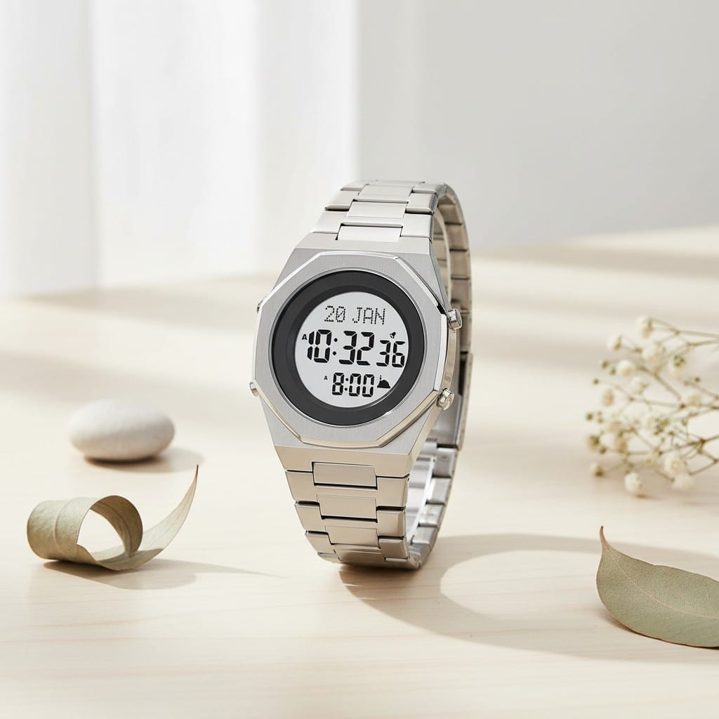 Montre Prière Islamique LED Business | SalatNoor