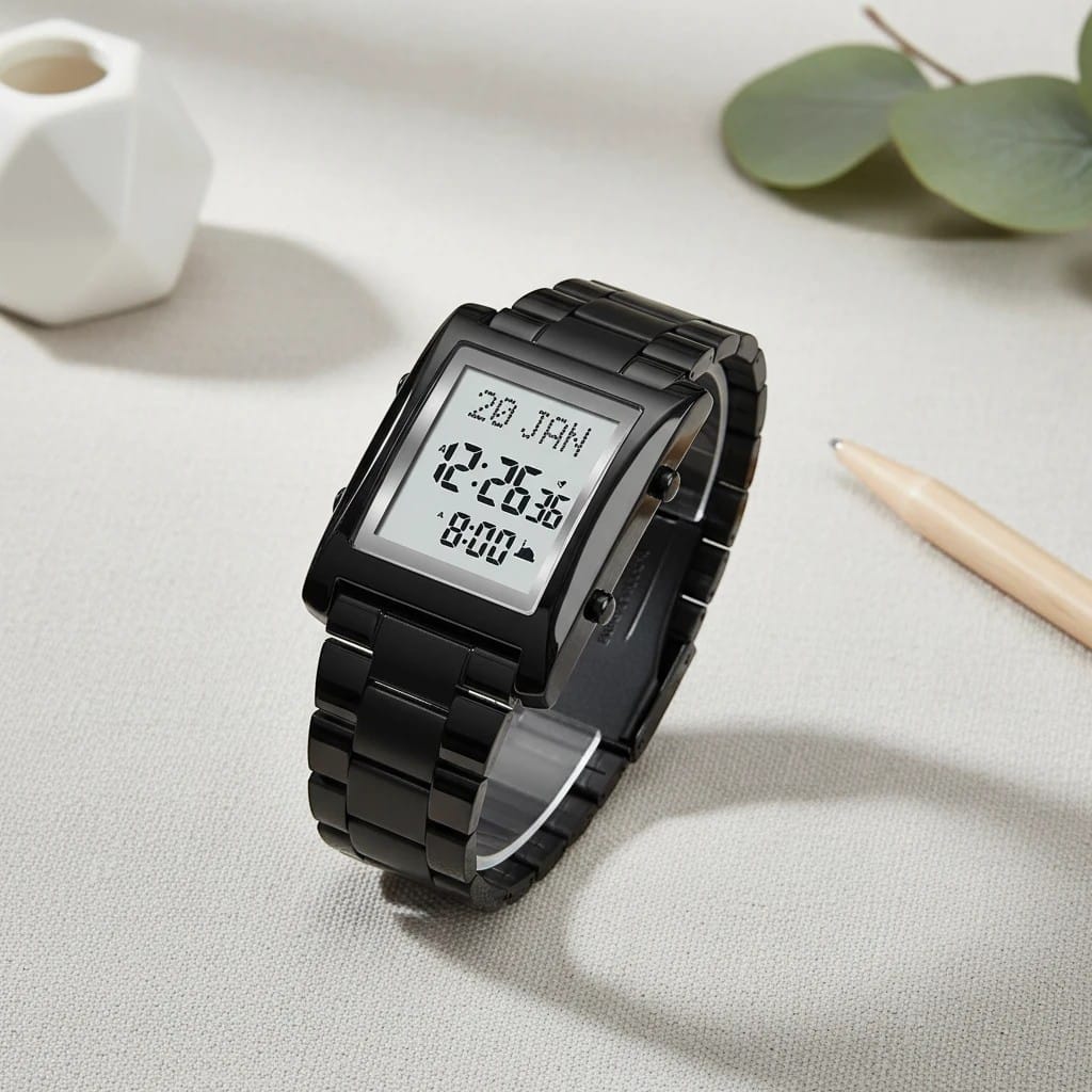 Montre Prière Islamique Luxe - Qibla | SalatNoor