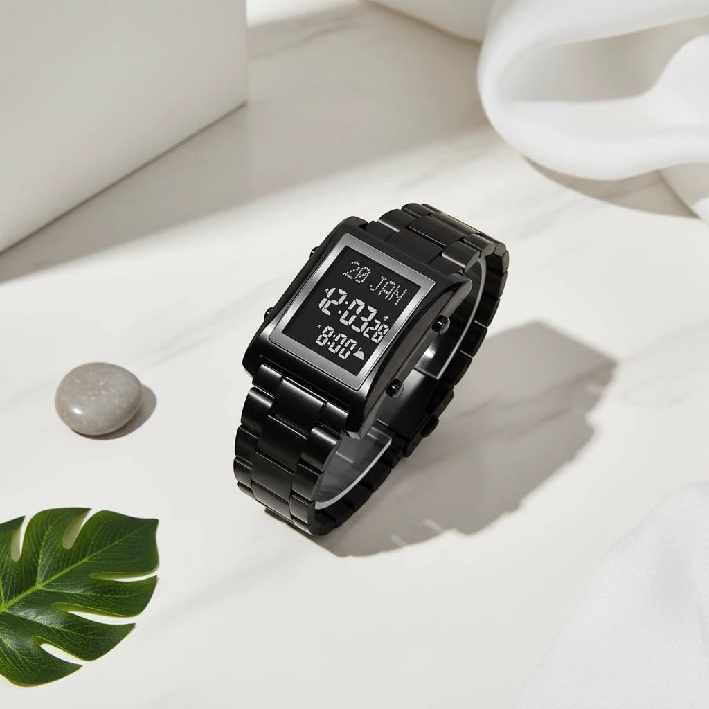 Montre Prière Islamique Luxe - Qibla | SalatNoor