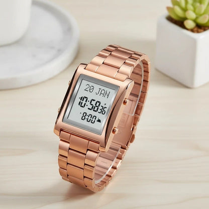 Montre Prière Islamique Luxe - Qibla | SalatNoor