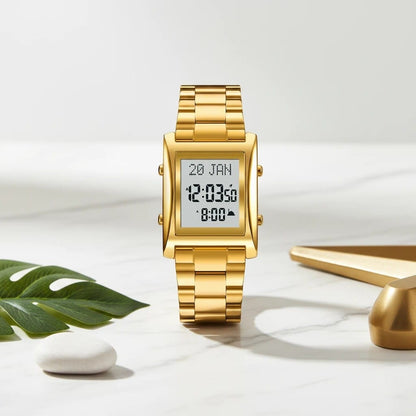 Montre Prière Islamique Luxe - Qibla | SalatNoor