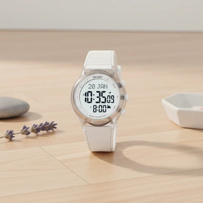 Montre Prière Islamique Qibla Rétroéclairée | SalatNoor