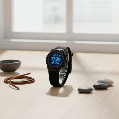 Montre Prière Islamique Sport avec Calendrier | SalatNoor