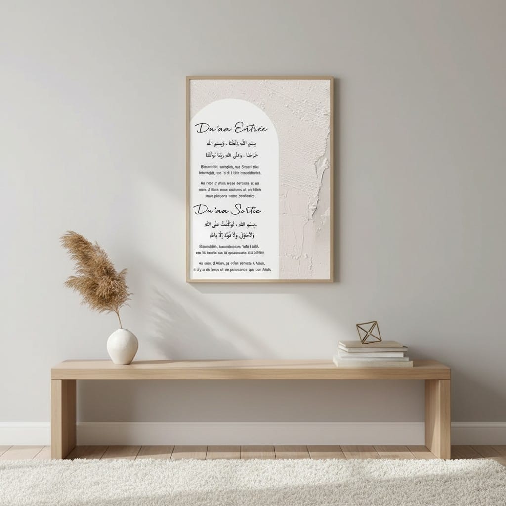 Tableau Islamique Allahu Akbar Beige | SalatNoor