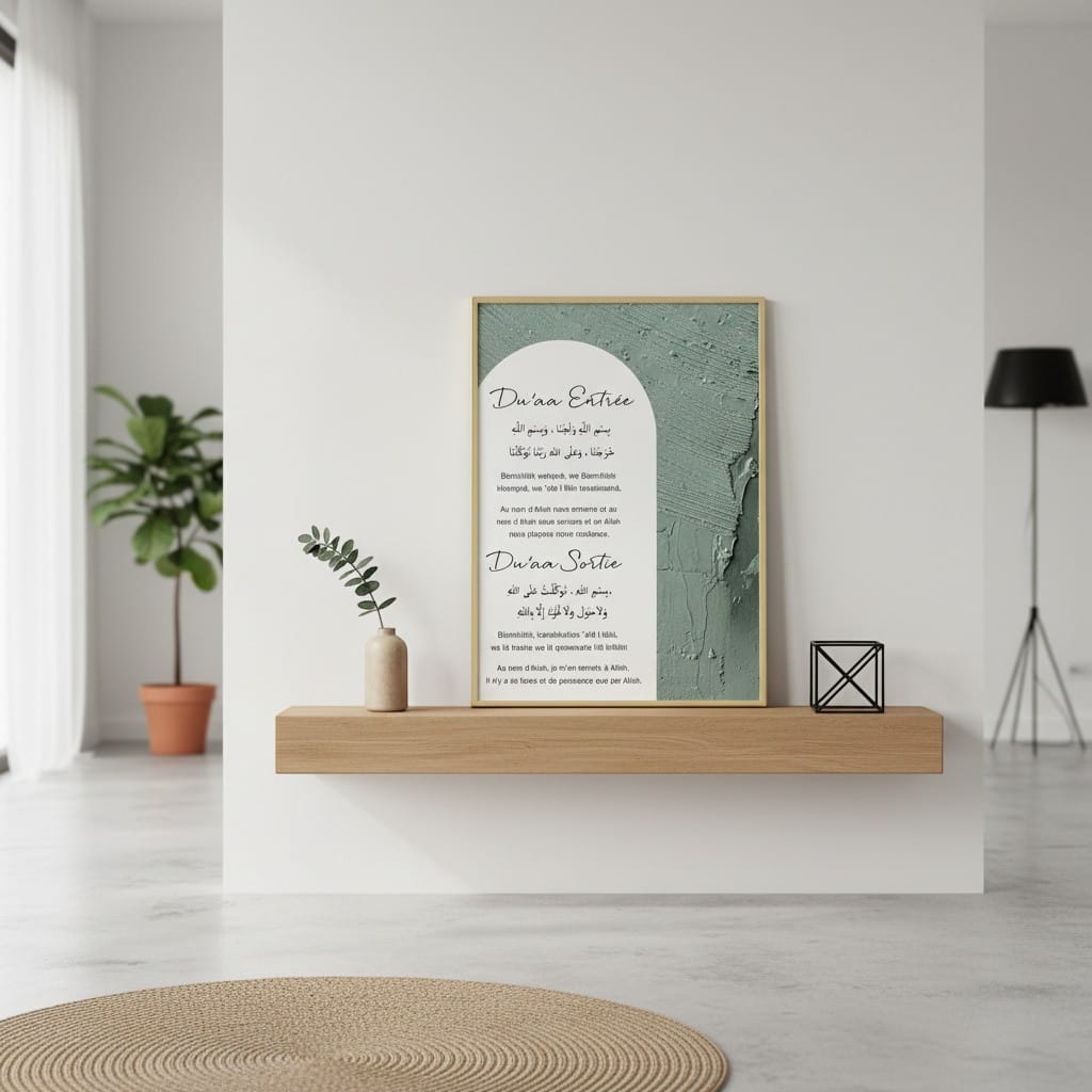 Tableau Islamique Allahu Akbar Beige | SalatNoor