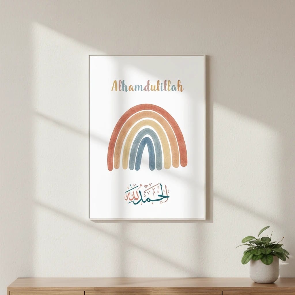 Tableau Islamique Ayat Al-Kursi Enfant | SalatNoor