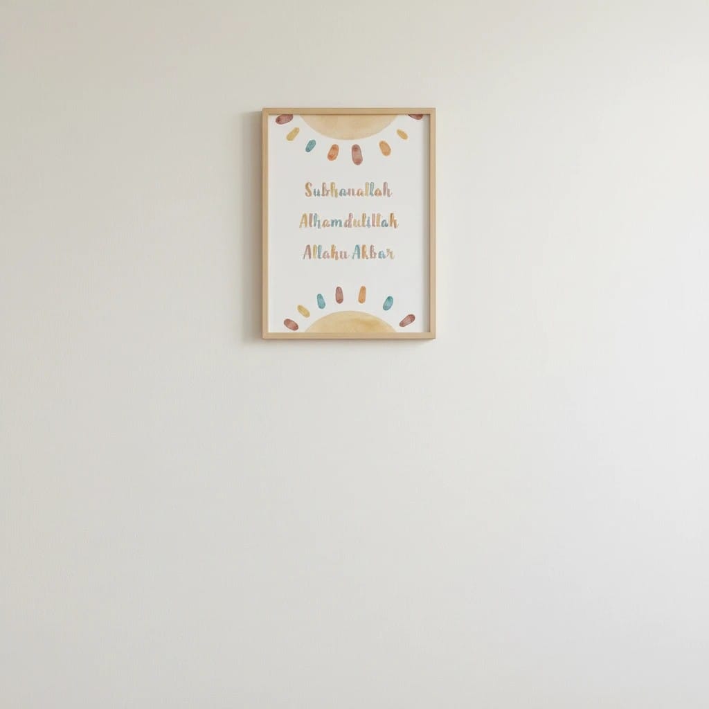 Tableau Islamique Ayat Al-Kursi Enfant | SalatNoor