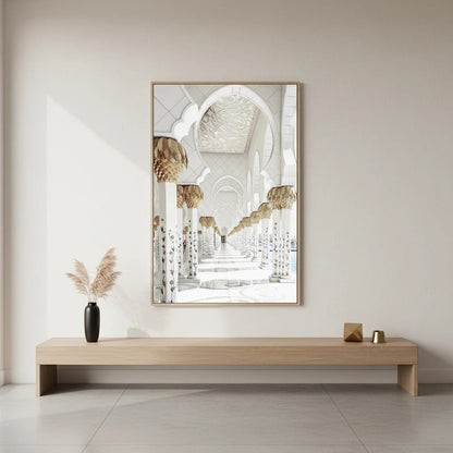 Tableau Islamique Fleurs Porte Marocaine | SalatNoor