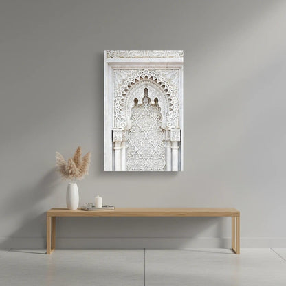 Tableau Islamique Fleurs Porte Marocaine | SalatNoor