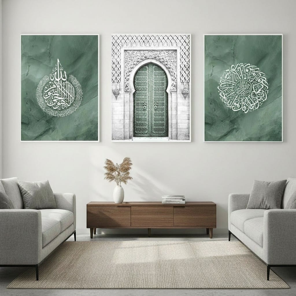 Tableau Islamique Mosquée Hassan II | SalatNoor