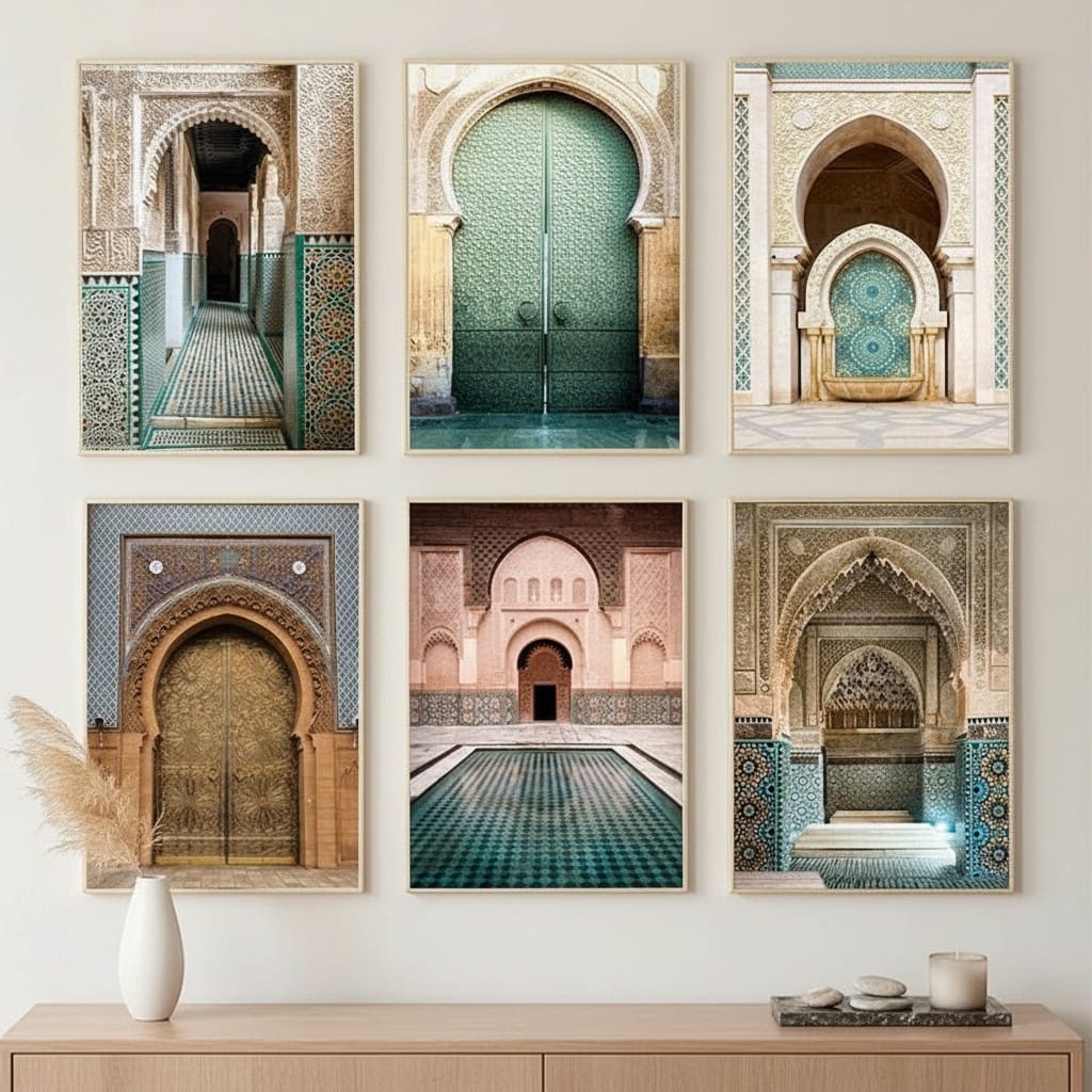 Tableau Islamique Porte Marocaine | SalatNoor