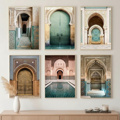 Tableau Islamique Porte Marocaine | SalatNoor