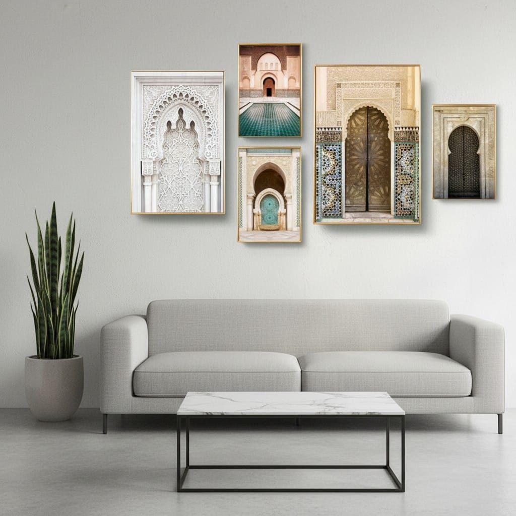Tableau Islamique Porte Marocaine | SalatNoor