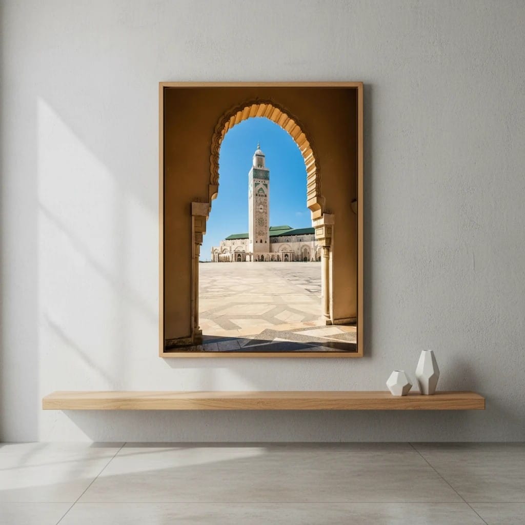 Tableau Islamique Porte Marocaine | SalatNoor