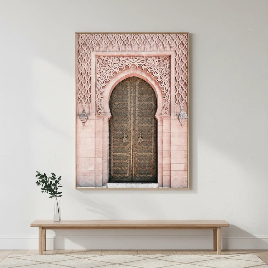 Tableau Islamique Porte Marocaine | SalatNoor