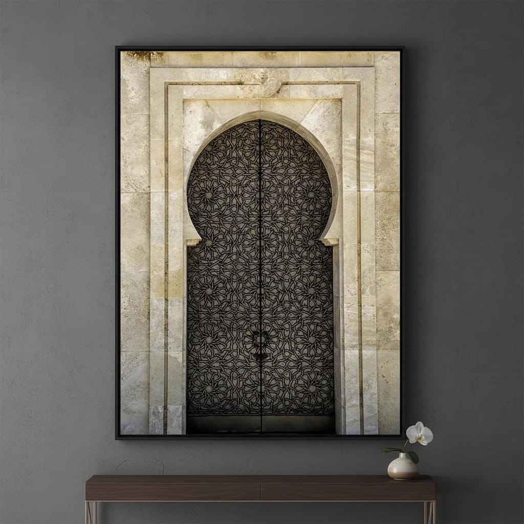 Tableau Islamique Porte Marocaine | SalatNoor