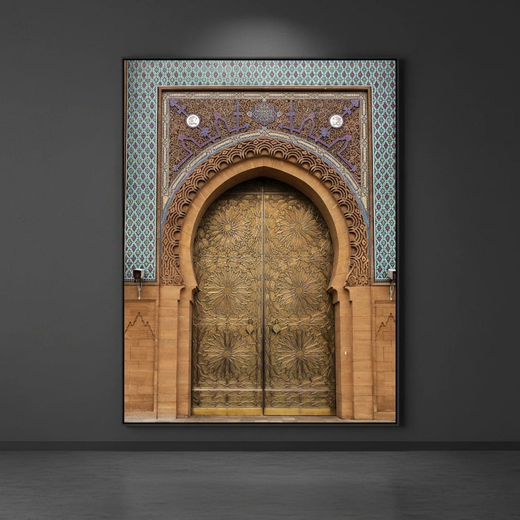 Tableau Islamique Porte Marocaine | SalatNoor