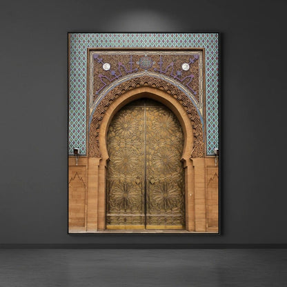 Tableau Islamique Porte Marocaine | SalatNoor