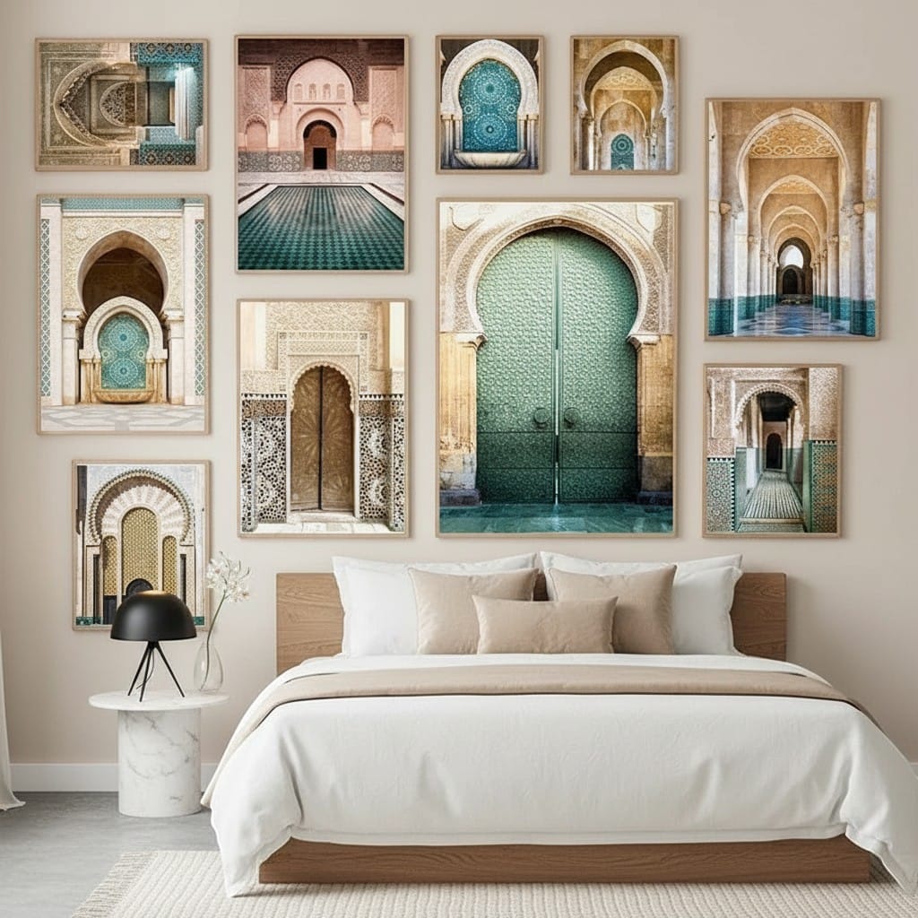 Tableau Islamique Porte Marocaine | SalatNoor