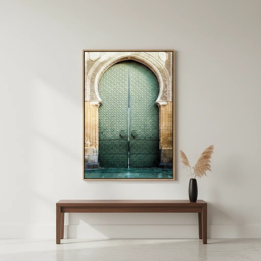 Tableau Islamique Porte Marocaine | SalatNoor