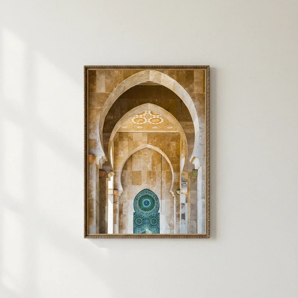 Tableau Islamique Porte Marocaine | SalatNoor