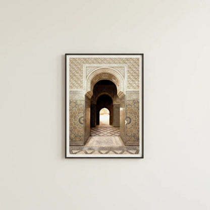 Tableau Islamique Porte Marocaine | SalatNoor