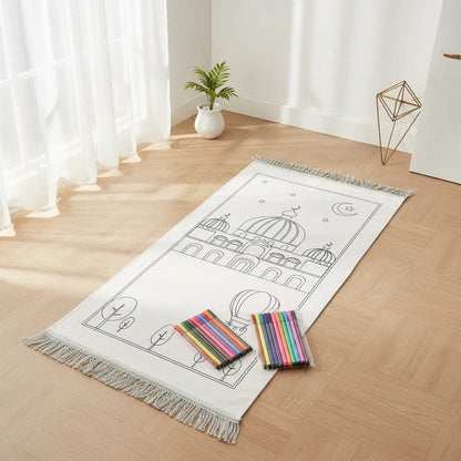 Tapis de Prière Enfant à Peindre | SalatNoor
