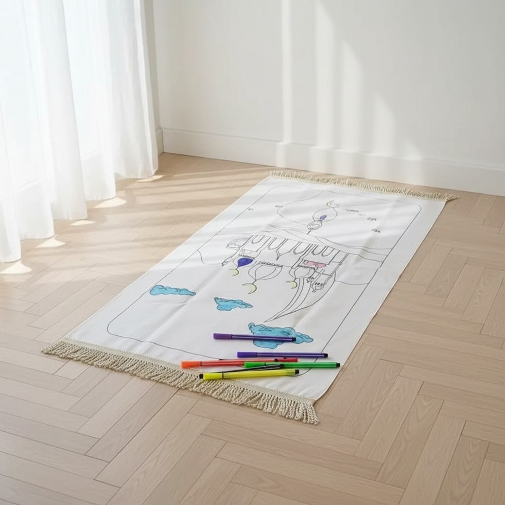 Tapis de Prière Enfant à Peindre | SalatNoor
