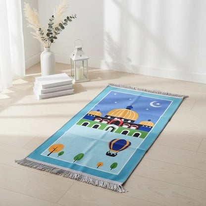 Tapis de Prière Enfant Cadeau Hajji | SalatNoor