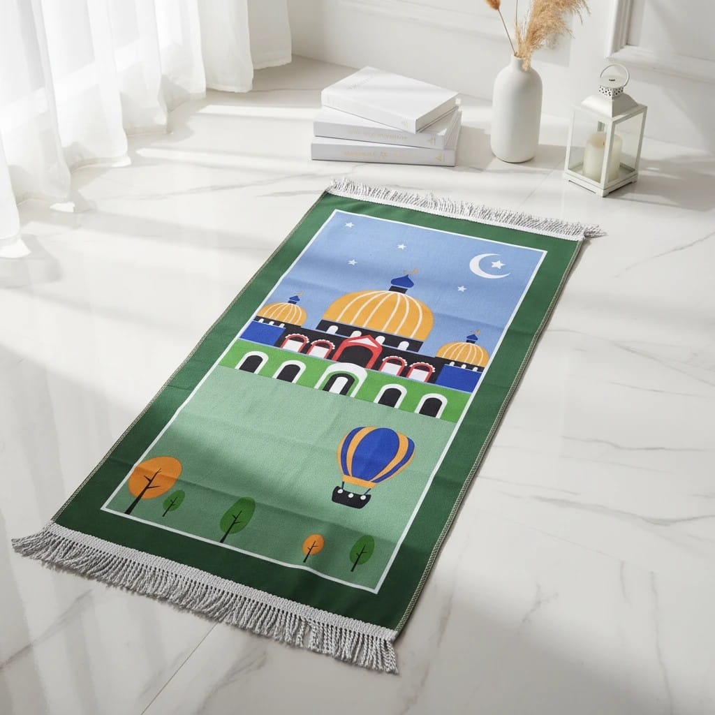 Tapis de Prière Enfant Cadeau Hajji | SalatNoor