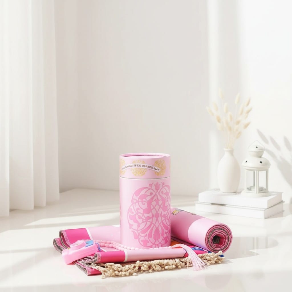 Tapis de Prière Enfant Coffret Ramadan Antidérapant | SalatNoor