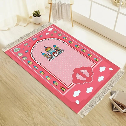 Tapis de Prière Enfant motif Mosquée | SalatNoor