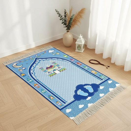 Tapis de Prière Enfant Pliable et Imperméable | SalatNoor