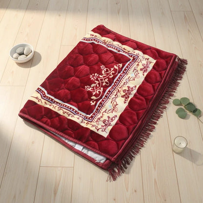 Tapis de Prière Épais Grand Format Antidérapant | SalatNoor