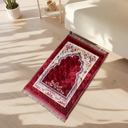 Tapis de Prière Épais Grand Format Antidérapant | SalatNoor